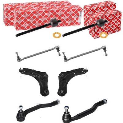FEBI QUERLENKERSATZ 8 TEILIG VORNE passend für RENAULT MEGANE 3 CC SCENIC 3