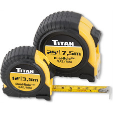  TITAN TAPE MEASURE SET 2-PC DUAL-RULE ST 10903