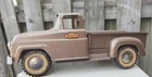 Vintage 1960 Tonka Step-side Pickup Truck No 02 original metallic bronze finish
