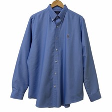 Polo Ralph Lauren Coolmax Classic Fit Performance Oxford Shirt Mens Size XL Blue