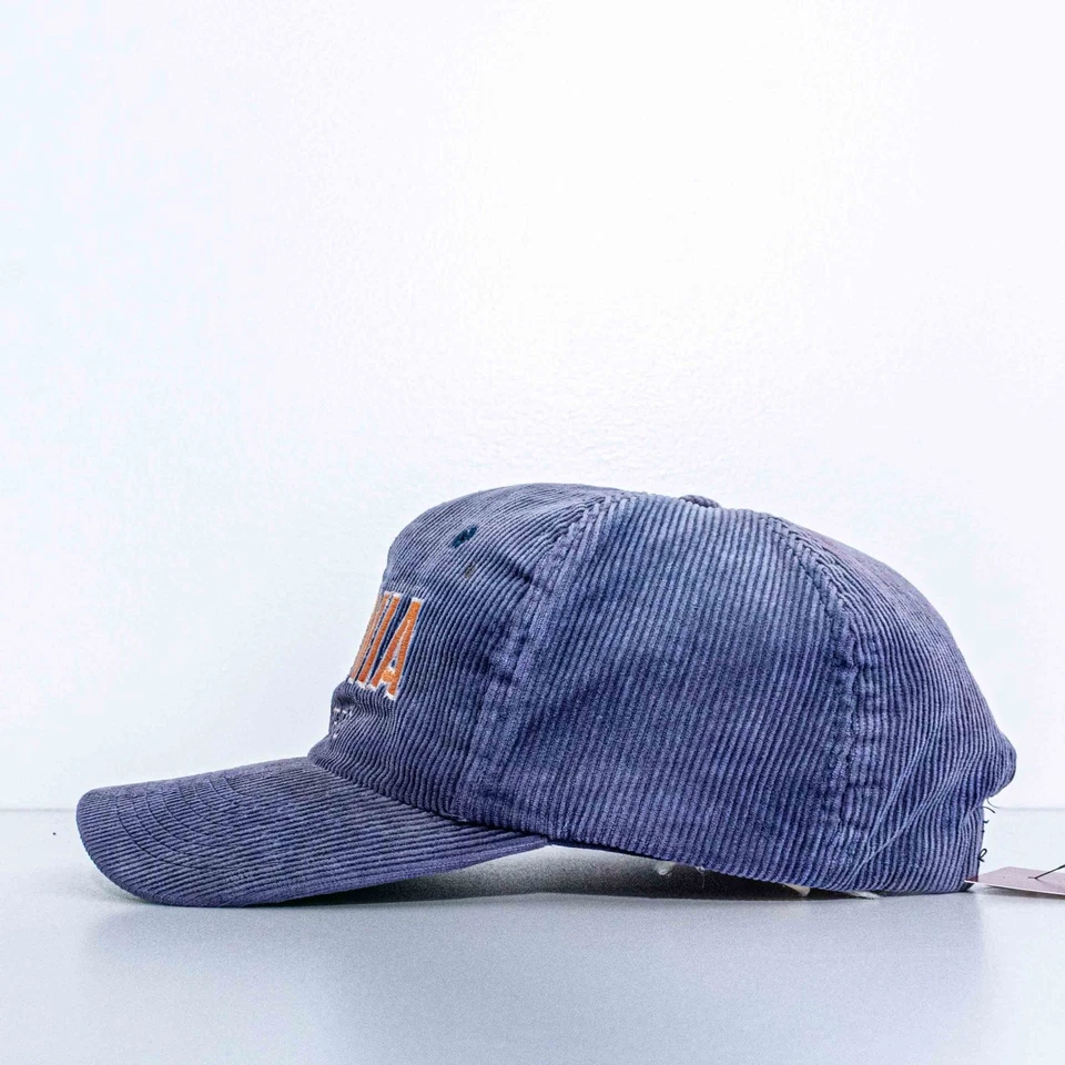 Virginia Cavaliers Pana Snapback Sombrero Gemelos Empresa Sol Desteñido Ala Dañada Foto 3 de 4