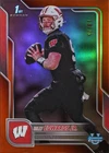 2025 Bowman Chrome University Football Orange Refractor Billy Edwards Jr. #8