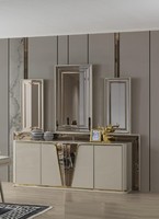 Sideboard Kommode Wohnzimmer Holz Modern Beige Luxus SchräNke Design