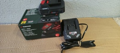 Parkside X20V Team 20V Akku-Ladegerät 2,4A, für 1 Akku, Schwarz, inkl. Akku