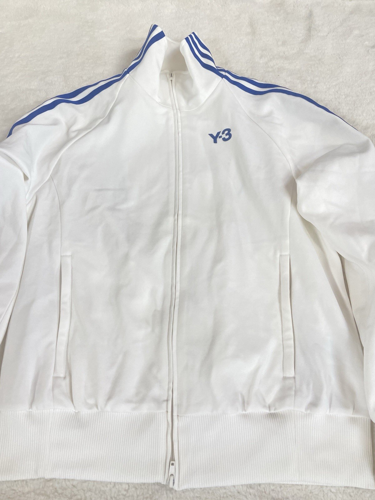 PALACE Y-3 ADIDAS TRACK TOP JACKET White ROSE HN9886 Medium BLUE WHITE Designer thumbnail 2