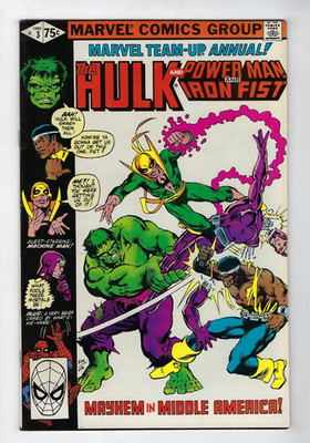 Marvel Team-Up Annual # 3 The Hulk & Power Man & Iron Fist (1980) VF