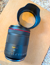 Canon Rf 35mm F1.4 L Vcm Autofocus Prime Lens W Ew-73f Hood Case
