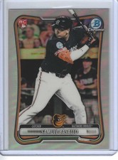 2026 BOWMAN CHROME #61 SAMUEL BASALLO RC SP REF RED RC LOGO BALTIMORE ORIOLES