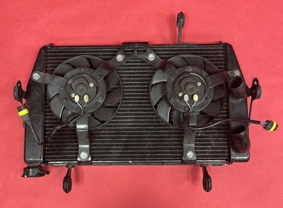 2012 10-12 DUCATI MULTISTRADA 1200 S RADIATOR OEM ENGINE COOLER COOLING FAN