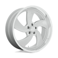22x10.5 Us Mags U134 Desperado Silver Brushed Right Wheel 5x5 1mm 22x10.5 Us Mags U134 Desperado Silver Brushed Right Wheel 5x5 1mm