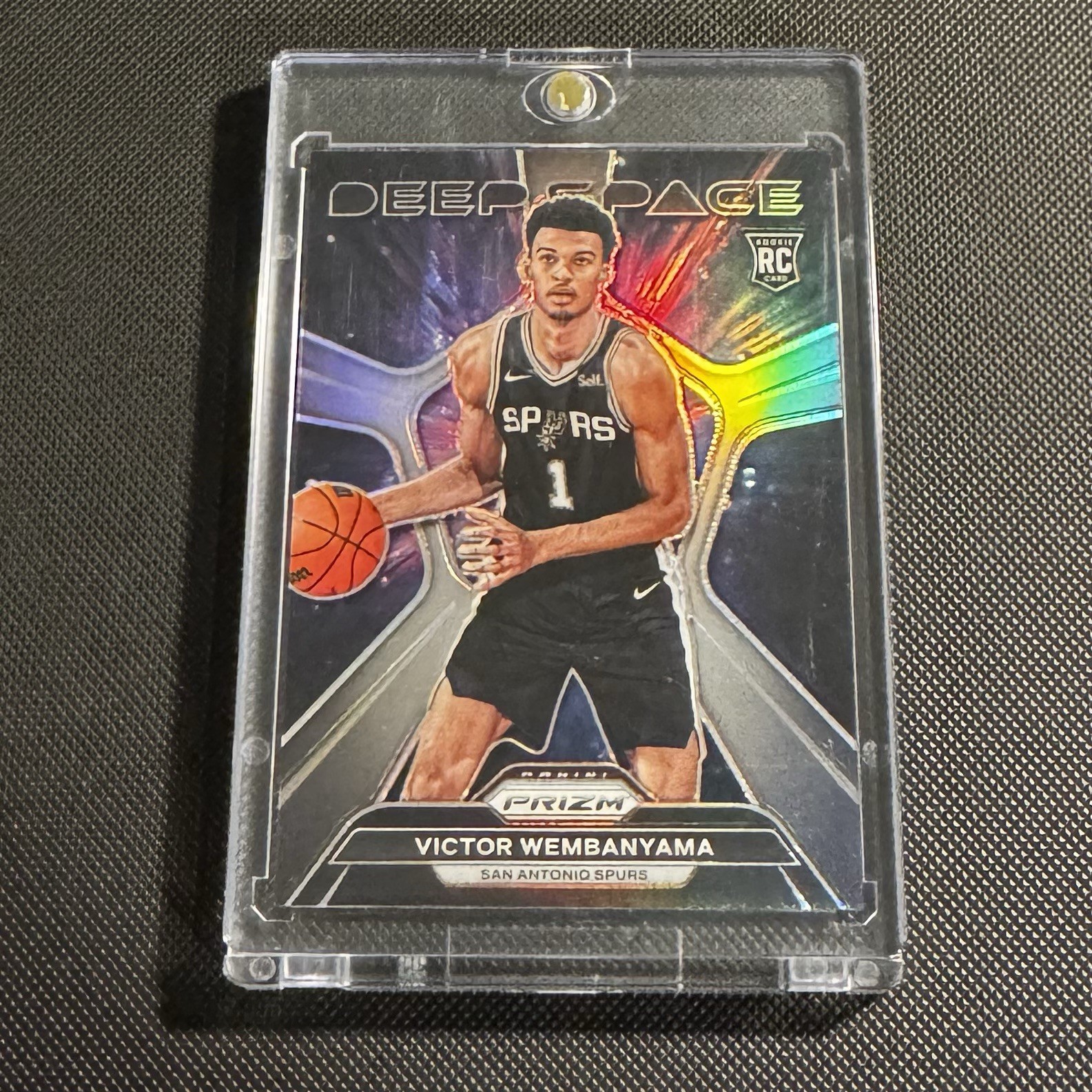 2023-24 Panini Prizm Victor Wembanyama Deep Space Silver PRIZM HOLO #1 Rookie RC