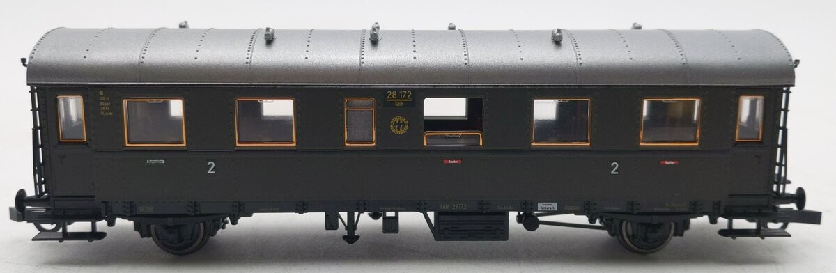 Roco 44992 HO Scale DRG 2nd Class Passenger Car #28172 LN/Box