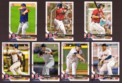 2018 Bowman Draft - BOSTON RED SOX Team Set