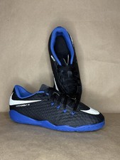 Nike HypervenomX Finale IC Black/Blue Indoor Soccer 852600-002 Size 5.5Y