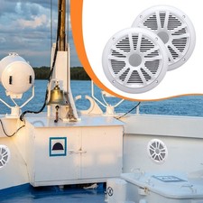 2Pcs Marine Speakers Waterproof Easy to Install Professional Practical Premium