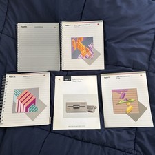 1980s Vintage Lot Of 5 Apple IIe II Manuals Owners AppleSoft DOS Disk Drive