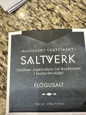 Saltverk Lava Sea Salt Gourmet, Icelandic 8.8 Hand Harvested Iceland Free Ship