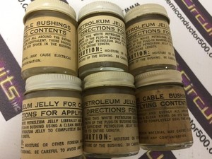 6 jars Petroleum Jelly for Cable Bushings - Electrical Uses