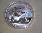 2014   1 OZ. SILVER PANDA IN BRILLIANT UNCIRCULATED