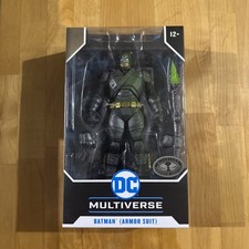 McFarlane DC Armored Suit BATMAN v Superman Dawn of Justice Platinum Figure