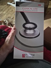 Clinical Lite High Performance Stethoscope - Model 121 - Black - For Nursing