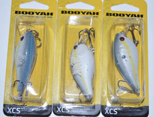 3 lures booyah xcalibur series silent crankbait 1/2oz 2.25" foxy shad xcs100