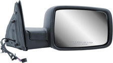 Black Passenger Side Door Mirror for Ram 1500 2014-2018 1500 Classic 2019-2022