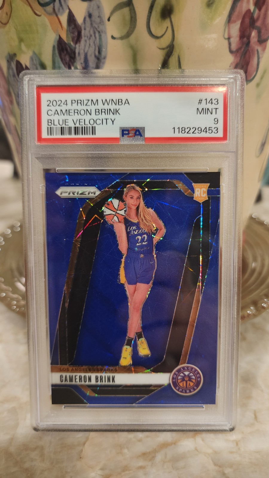2024 WNBA Cameron Brink #143 Blue Velocity Prizm (RC)