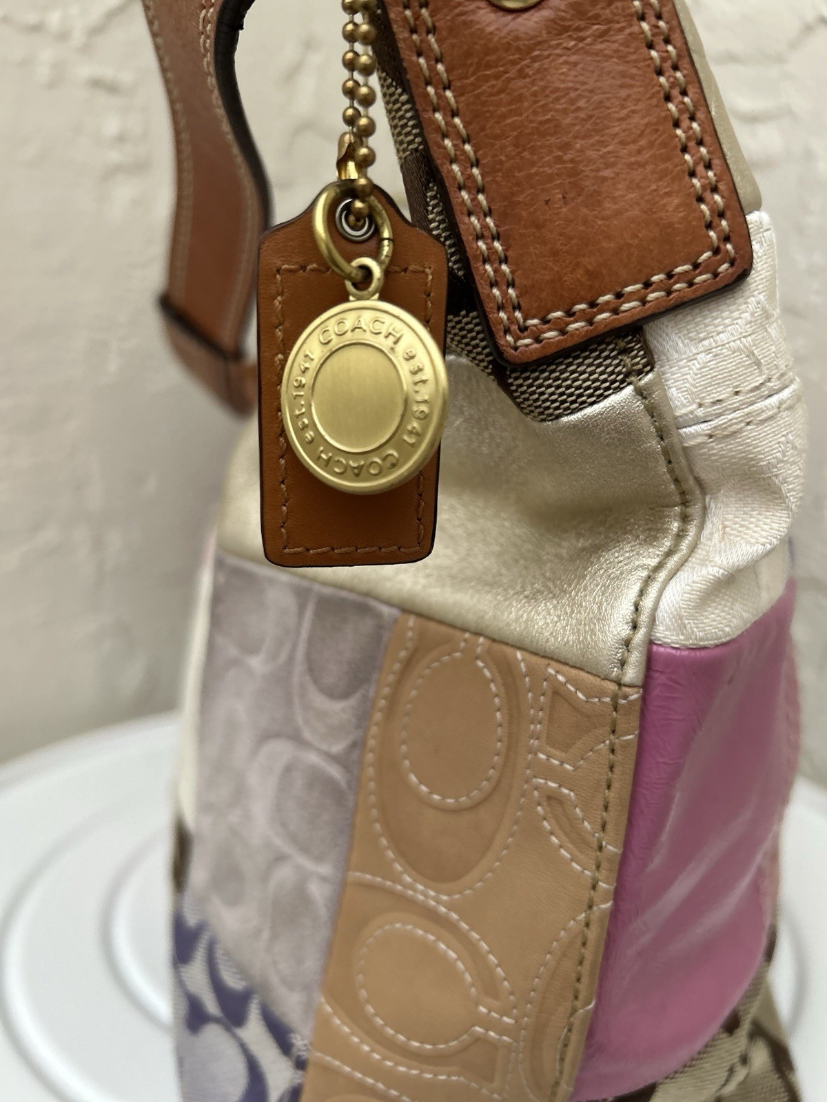 Coach patchwork Tote Bag From 2008 - image 3