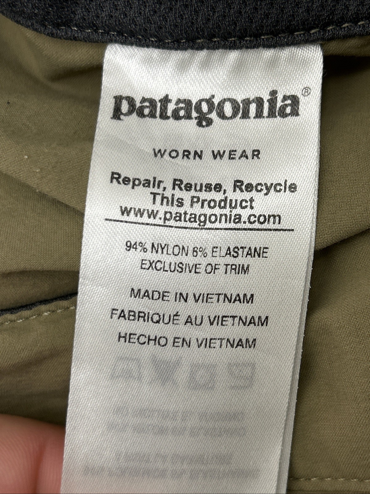 Patagonia Men's Quandary Pants Men's 32x30 Khaki Nylon Hiking 55176 thumbnail 13
