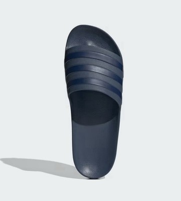 adidas Adilette Aqua Men's Blue Slide Sandals Rubber Upper US 10 M New Box