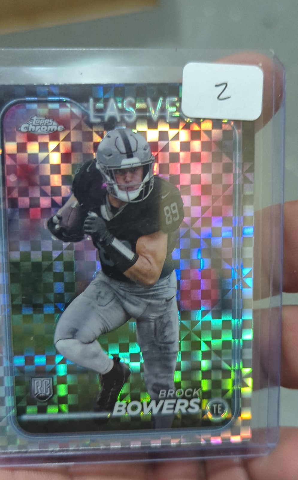 2024 Topps Chrome - Rookies Brock Bowers #207 X-Fractor (RC)