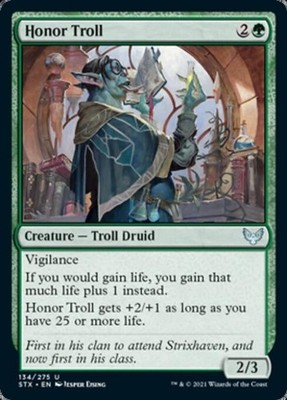 Honor Troll - STX MTG - Light Play