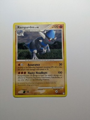 Rampardos 33/123 Rare Mysterious Treasures Pokemon MP