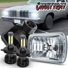 2pc 5x7 7x6 Square Led Headlights Hilo For O-ldsmobile Cutlass Supreme 1978-79 2pc 5x7 7x6 Square Led Headlights Hilo For O-ldsmobile Cutlass Supreme 1978-79