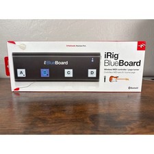 IK Multimedia iRig BlueBoard Wireless Bluetooth MIDI Pedalboard Page Turner