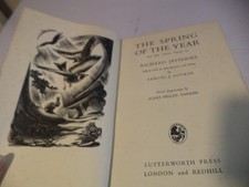The Spring Of The Year richard Jefferies agnes miller parker old vintage book