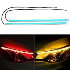 60cm Red Amber Switchback Car Flexible Led Strip Light Drl Flowing Turn Signal 60cm Red Amber Switchback Car Flexible Led Strip Light Drl Flowing Turn Signal