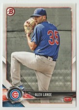2018 Bowman Prospects #BP54 Alex Lange Baseball Card Chicago Cubs