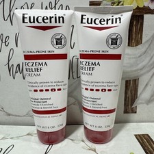 Eucerin Eczema Relief Cream 8 Oz Ea 2Pack Exp:07/26