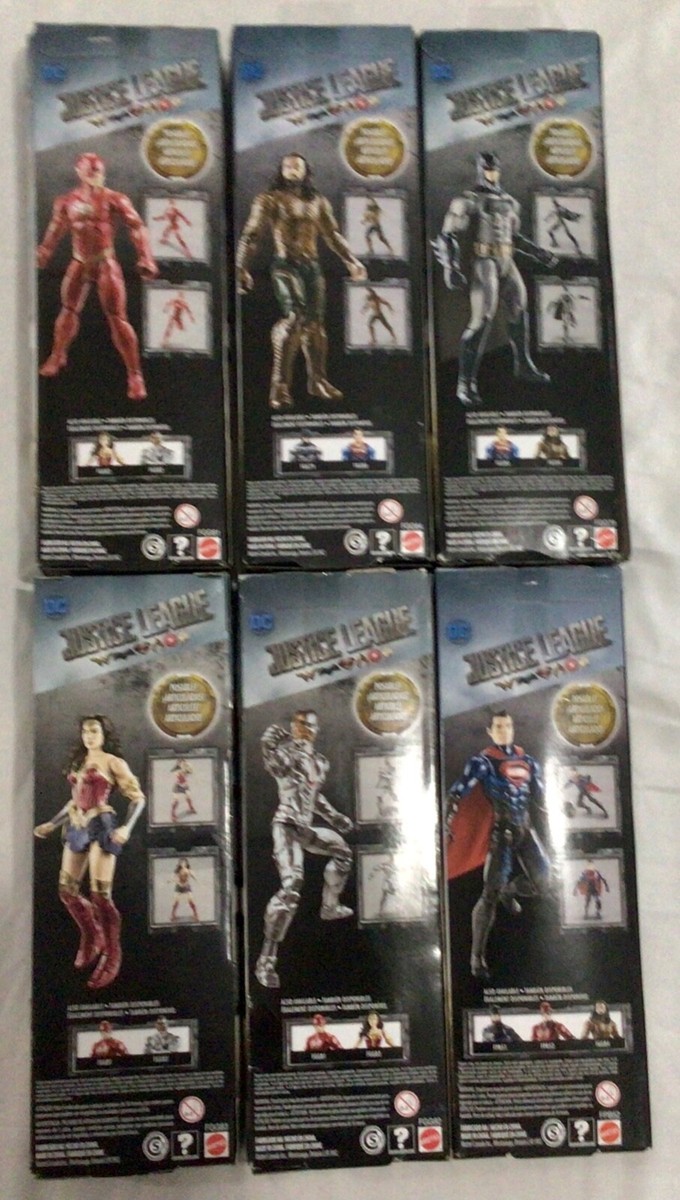 Lot de 6 Figurines DC Comics 18 cm Batman Superman Aquaman