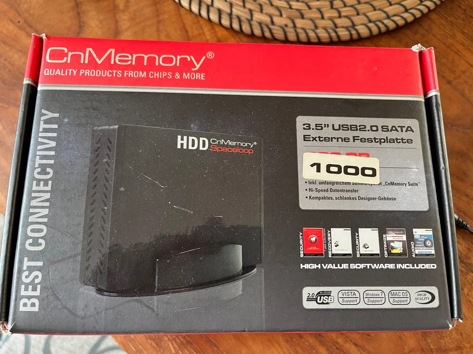 CnMemory 1 TB 1TB HDD extern - Bild 3 von 4