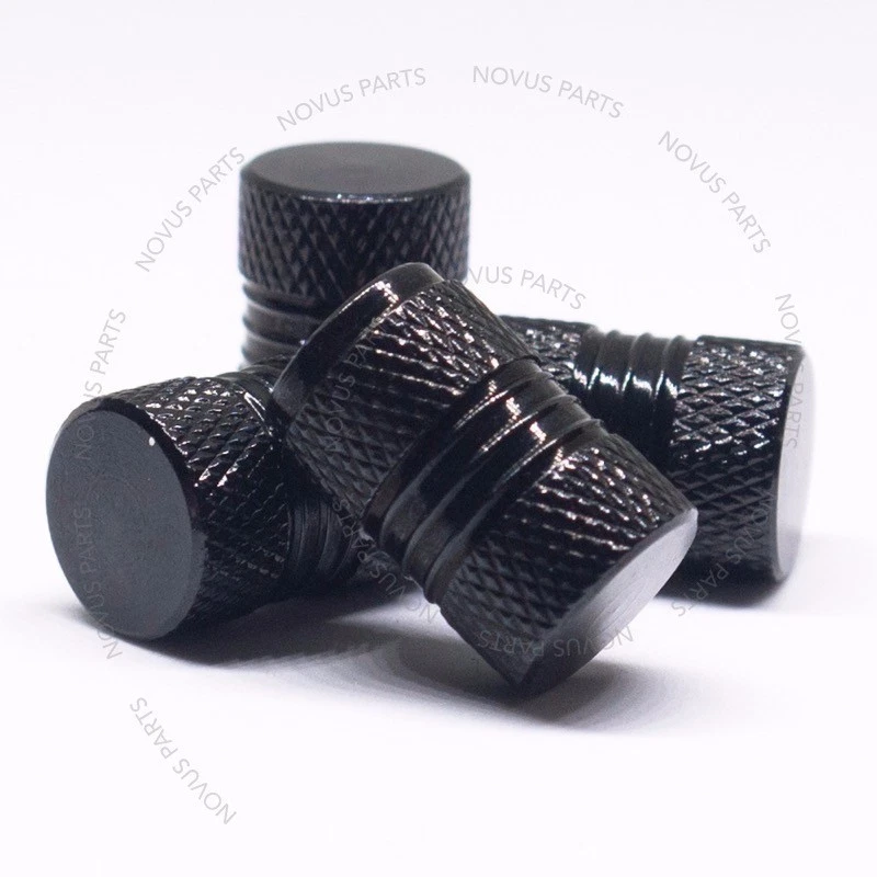 4x Anti-slip Black Valve Stem Cover For Chrysler Town & Country Sebring Cirrus - Image 2 of 4