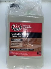 JB WELD Tabletop Epoxy, 1 Gallon Kit, 24 Hour Cure, Clear  FAST FREE SHIPPING 