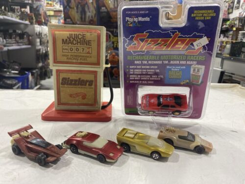 Vintage Hot Wheels 70s And One Packed 90s Sizzlers Cars And Gas Pump Lot