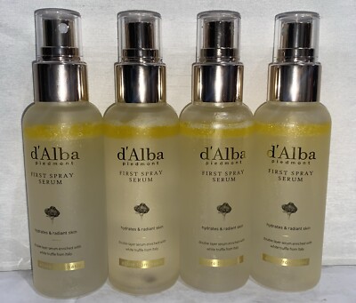 Lot Of 4- d'Alba Italian Truffle First Spray Serum 100ml/3.38floz / Exp 07/2025