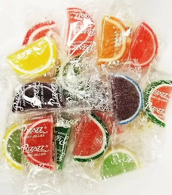 Pizazz Fruit Slices - 15oz Super Saver - Bulk Juicy Jellies Indiv Wrapped - Picture 1 of 1