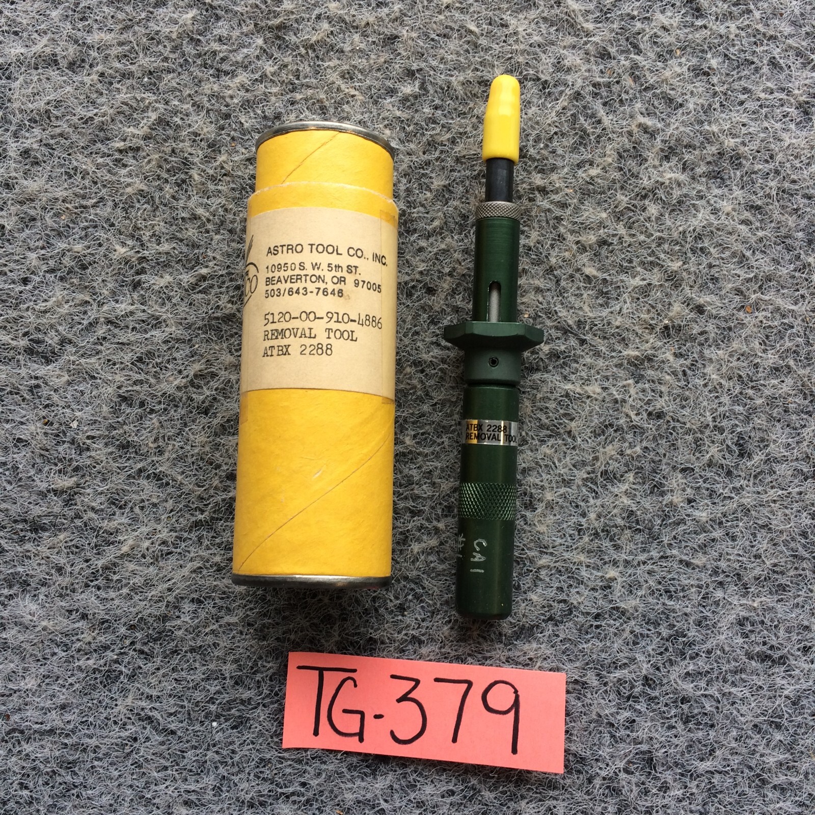 Astro Removal Insertion Tool ATBX 2288 Coax Contacts 5120-00-910-4886