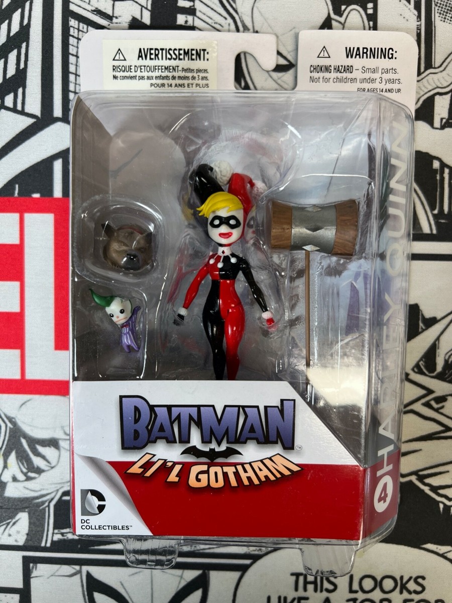 Lot 4 Figurines DC Collectibles Batman Li’l Gotham – Édition Collection