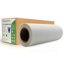 CALCA 31.5" x 328ft DTF Transfer Film Roll Instant Hot Peel, Double Sided, USA